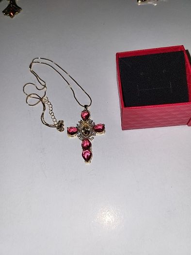Crucifix and necklace
