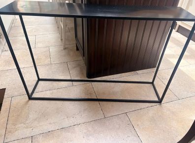 Metal Console Table Modern Industrial Style