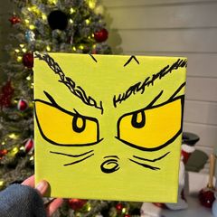 The Grinch Original acrylic paintings