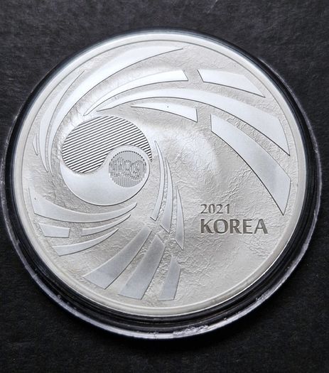 2021 South Korea 1 oz .999 Silver K-Series Taekwondo