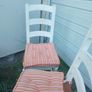 Set of 4 Solid Wood Ladder-Back Dining Chairs Image 2