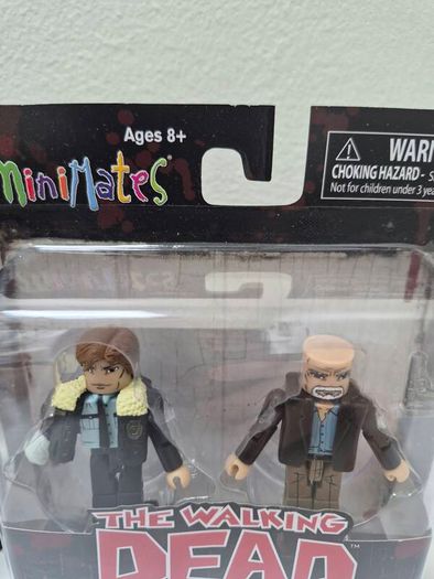 The Walking Dead Minimates Set Rick Grimes Douglas Monroe Alice and Walker