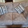 3+2+1 soft grey fabric sofa suite Image 4