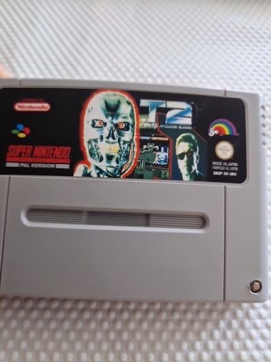 T2 Terminator 2 Arcade Game Snes Super Nintendo Arcade Retro Games Original