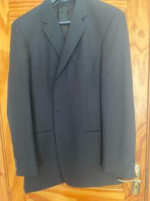 Hugo Boss black wool sports jacket 46L