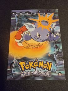 1999 Pokemon Topps #08 Stage 2 E8 of 12 Wartortle Card Blue Logo Pokemon