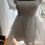 Pin up girl - short, airy, flared dress with puff sleeves Image 8