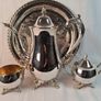 Vintage Silver-Plated Oneida Coffee/Tea service set Image 4