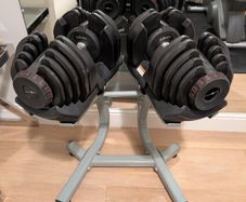 Premium Home Gym Setup: RPM Power 40kg Adjustable Dumbbells, Hit Fitness Pro 20 Bench & Heavy-Duty Rubber Mats