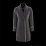 Swan wool rich grey coat size M Image 2