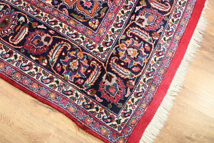 P.ersian Mashad Rug 'Signed' 345x248cm (MESH)
