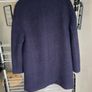 Dunnes Stores Wool Coat Size 10 Navy Image 2