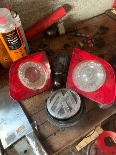 vw passat rear lights
