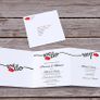 'We Do' theme Tri-Fold invitations Image 3