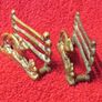 Vintage  Brass Letter Rack  x 2 Image 2