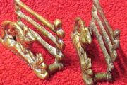 Vintage  Brass Letter Rack  x 2