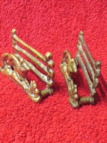 Vintage  Brass Letter Rack  x 2