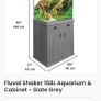 Fluval Shaker 168ltr Aquarium and Gray Cabinet Image 2
