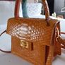 RARE Authentic Silvano Biagini Genuine Python Leather Handbag - New With Tags Image 3