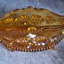 Vintage amber banana bowl Image 2