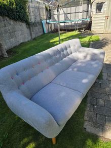 3 Seater mid century couch sofa