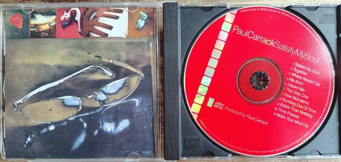 Paul Carrack - Satisfy My Soul CD (2000) Pop Rock EX+ Mike & The Mechanics Squeeze etc