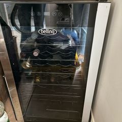 Belling wine cooler fridge