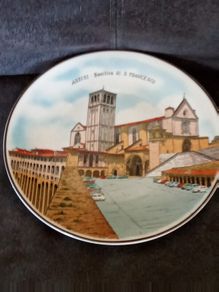 Basilica de Francesco Porcelain Plate