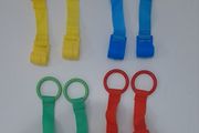 Playpen pull up rings