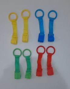 Playpen pull up rings