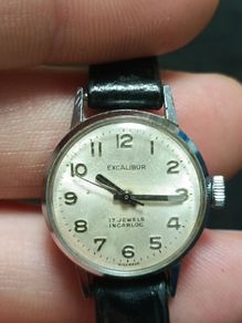Ended  Vintage Rare Swiss Excalibur 17 Jewels Mechanical Ladies