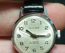 Ended  Vintage Rare Swiss Excalibur 17 Jewels Mechanical Ladies