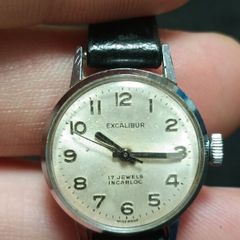 Ended  Vintage Rare Swiss Excalibur 17 Jewels Mechanical Ladies