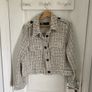 Ladies Zara monochrome jacket. Size L Image 2