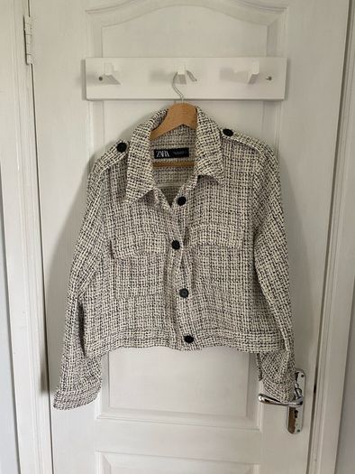 Ladies Zara monochrome jacket. Size L