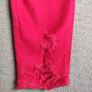 Red high waisted jeans, like new NEW LOOK, Size 10 Image 3