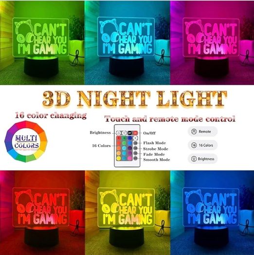 3D Lamp Night Light
