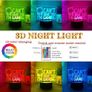 3D Lamp Night Light Image 6
