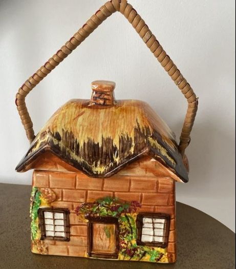 Antique China Toby jug Cheese Closch Cottage Biscuit Barrel Jugs