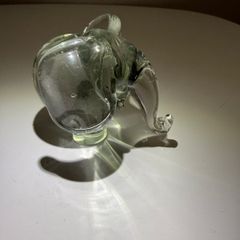 Ngwenya Glass Elephant - Swaziland label