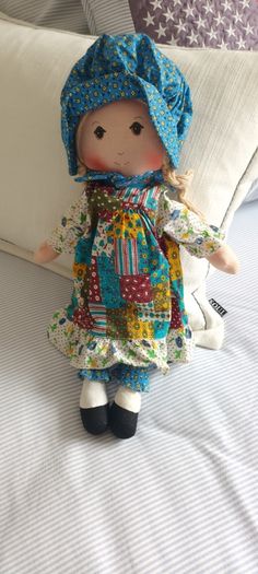 Vintage Holly Hobbie Rag Doll.
