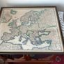 Antique map of Europe in vintage frame Image 4