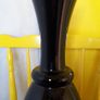 Large Tall -  Black Glass Vase Image 3