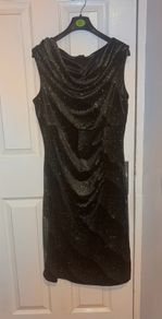 Klass Black Sparkling Dress size 12