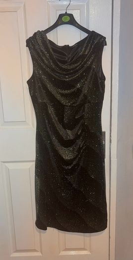 Klass Black Sparkling Dress size 12