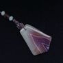 Agate pendant with beaded chain Image 3