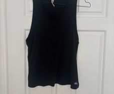 All Yoga model black tank top size S