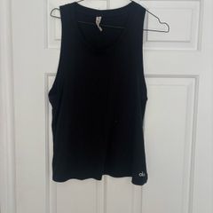 All Yoga model black tank top size S
