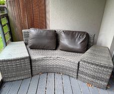 Rattan Garden Sofa