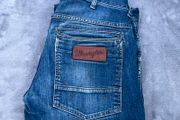 Wrangler Spencer Mens Jeans W31 L33 Blue Denim Classic Button Fly